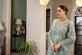 Green color Wedding dress