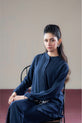 2-Piece Blue Navy Dress For Women