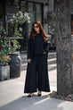 3-Piece Black Jet Western Dress For Women