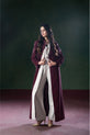 Beige & Wine Layer Dress