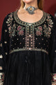 Black Anarkali Pakistani Suit