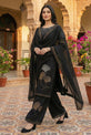 Black Dhanak Dress