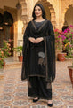 Black Pakistani Winter Dress