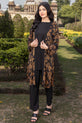 Black Readymade Pakistani Summer Dress