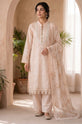 Blush Peach Embroidered Linen Suit