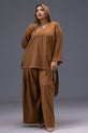 Brown Pakistani Casual Wear