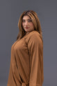Brown Pakistani Plus Size Dress
