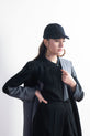 Charcoal Grey & Classic Black Western Dress