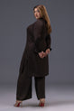Dark Chocolate Pakistani Winter Dress Dress For Women