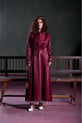 Dark Wine Western Dress