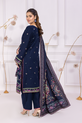 Deep Navy Blue Pakistani Plus Size Dress