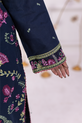 Deep Navy Blue Pakistani Winter Dress