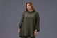 Deep Olive Green Pakistan Designer Dress