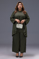 Deep Olive Green Pakistan Summer Dress