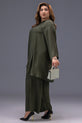 Deep Olive Green Pakistan Winter Dress