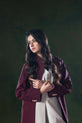 Deep Wine Western Outfit UK