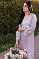 Eastern embroidered cotton suit