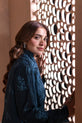 Elegant Panelled Pakistani Casual Dress