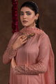 Embroidered Chiffon Dress