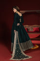 Green Anarkali Pakistani Mehndi Dress