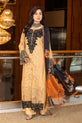 Heavily Embroidered Cotton Suit