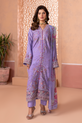 Lavender cotton readymade dress