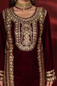 Luxury Maroon Dress