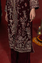 Magnificent Maroon Dress For Eid 