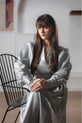 Metallic Silver Western Dress