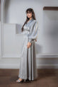 Metallic Silver Western Outfit