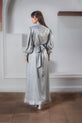Metallic Silver Western Outfit For Women