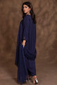 Navy Blue Pakistani Summer Dress