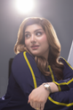 Navy and Lime Georgette Casual Wear 