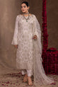 Off-white Pakistani Plus Size Dress