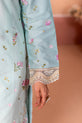  Pastel Aqua Embroidered Dress