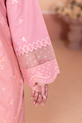  Peach Rose Pakistani Plus Size Dress