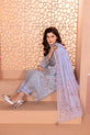 Powder Blue Pakistani Plus Size Dress
