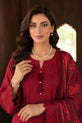 Red Readymade Pakistani Eid Dress