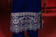 Royal Blue Velvet Dress