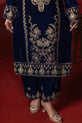 Royal Deep Blue Dress For Eid 