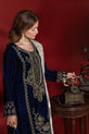Royal Deep Blue Velvet Suit UK