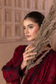 Royal Maroon 3-piece Pakistani Suit UK