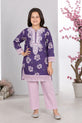 Royal Purple Readymade Lawn Suit