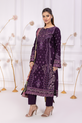 Royal Purple Readymade Pakistani Casual Dress
