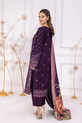 Royal Purple Readymade Pakistani Party Wear Dress