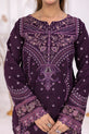 Royal Purple Readymade Pakistani Winter Dress