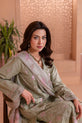 Sage Green Pakistani Party Wear Dress