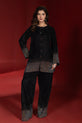 Stunning Black Velvet Dress