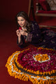 Velvet Embroidered Dress in UK