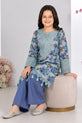 cean blue readymade lawn suit for kid